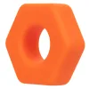 Alpha Liquid Silicone Prolong Sexagon Ring - Orange Enhancers CalExotics