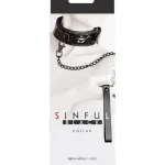 Sinful Collar - Black BDSM & Kink nsnovelties