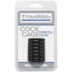 Titanmen Cock Cage - Black Cockrings | Cockcage Doc Johnson