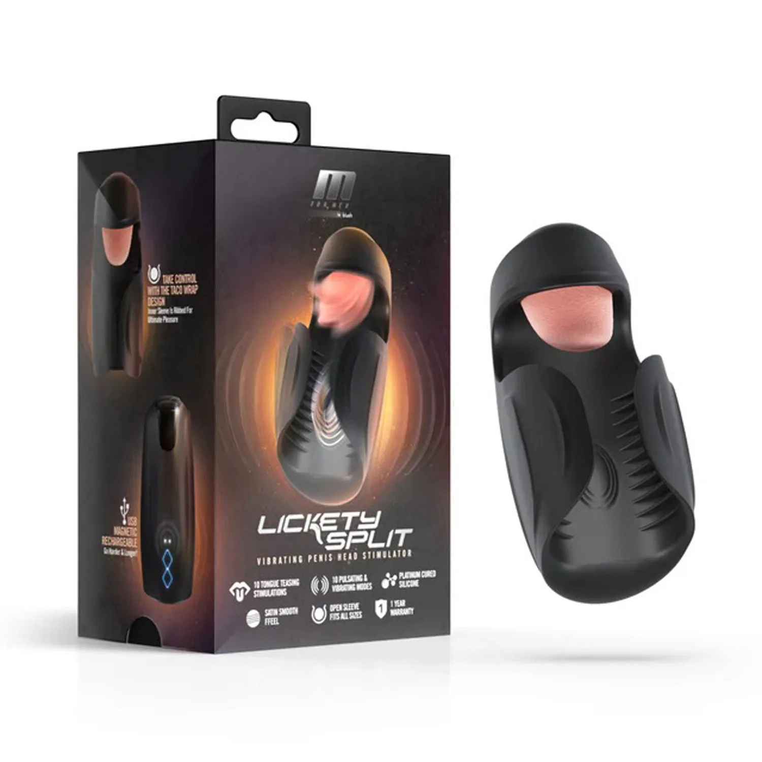 M for Men Lickety Split - Black Strokers & Pumps Blush