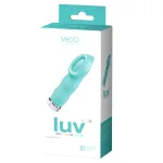 Luv Plus Rechargeable Mini Vibe - Tease Me Turquoise Vibrators VeDO