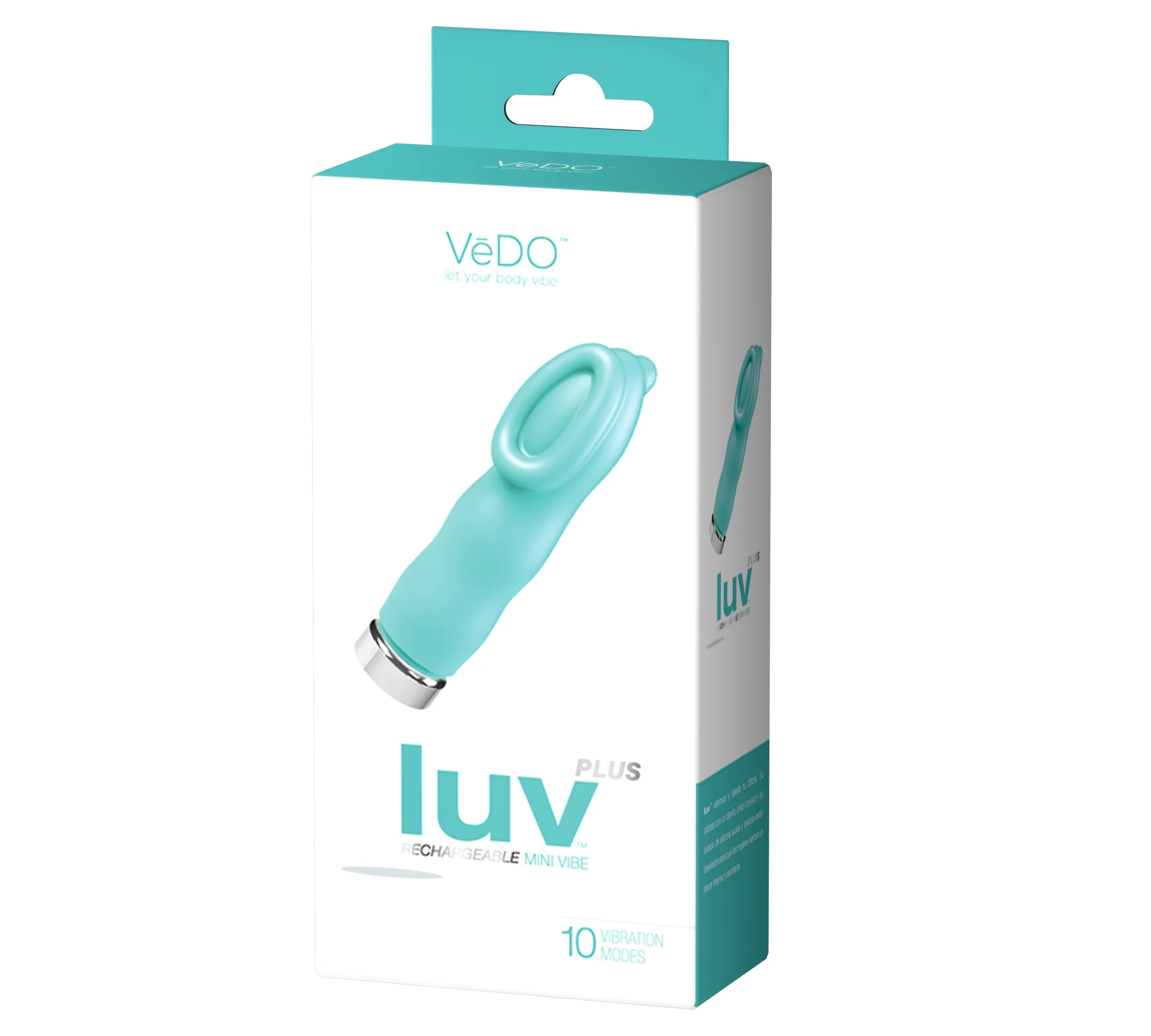 Luv Plus Rechargeable Mini Vibe - Tease Me Turquoise Vibrators VeDO