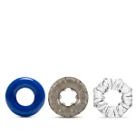 Stay Hard - Triple Stretch 3 Pack Cock Rings Cockrings Blush