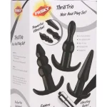 Thrill Trio Anal Plug Set - Black Vibrators XR Brands