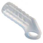 Performance Maxx Liquid Silicone Reversible Sleeve - Clear Penis Extension & Sleeves | Non-Vibrating CalExotics