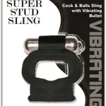 Wet Dreams Super Stud Sling - Black Vibrators Hott Products