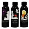Edible Massage Oil - 25 Count Display - 2 Fl. Oz. Bottles - Assorted Flavors Lubes & Essentials Earthly Body