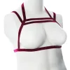 Gender Fluid Sugar Coated Harness - Small/large - Raspberry BDSM & Kink Voodoo Toys