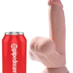 7 Inch Triple Density Cock With Swinging Balls - Light Dildos Pipedream