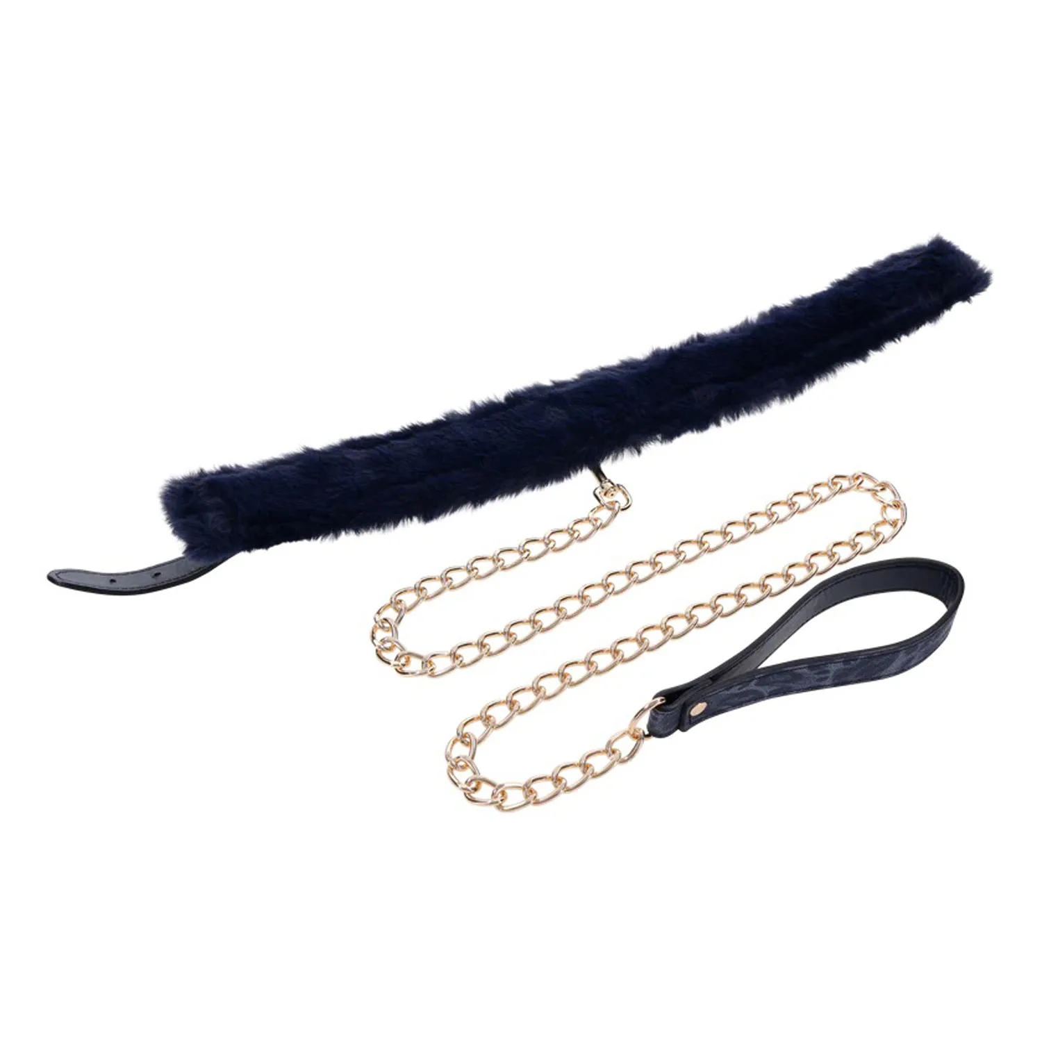 Cougar Fur Collar and Leash BDSM & Kink Sportsheets