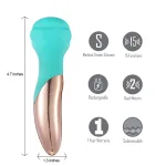 Kali 15-Function Rechargeable Wireless Dual Motor Mini Wand Vibrators Maia Toys