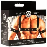 Star Boy Male Chest Harness With Arm Bands - Small/medium - Black Robes & Sleepwear XR Brands