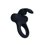 Ohhh Bunny Frisky Bunny Vibrating Ring - Black Pearl Festival & Rave VeDO