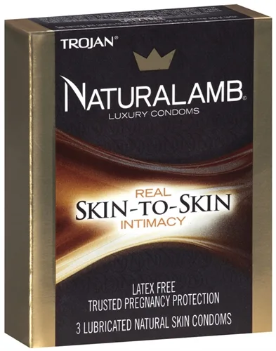 Trojan Naturalamb Luxury Condoms - 3 Pack Lubes & Essentials Paradise Marketing