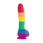 Colours Pride Edition - 8 Inch Dong - Rainbow Dildos nsnovelties