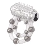 Maximus Enhancement Ring 10 Stoker Beads Rechargeable Vibrators CalExotics