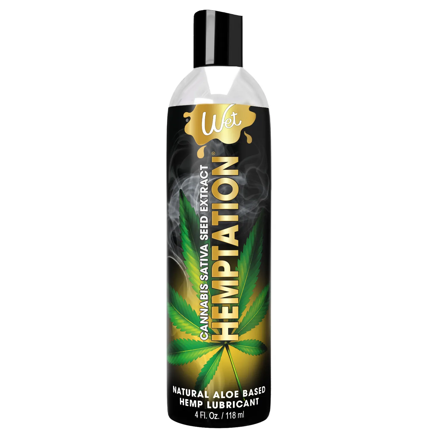 Wet Hemptation 8oz Lubes & Essentials Wet