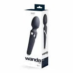 Wanda Rechargeable Wand - Just Black Festival & Rave VeDO