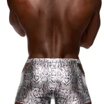 s'naked Pouch Short - X-Large - Silver/black Underwear Male Power