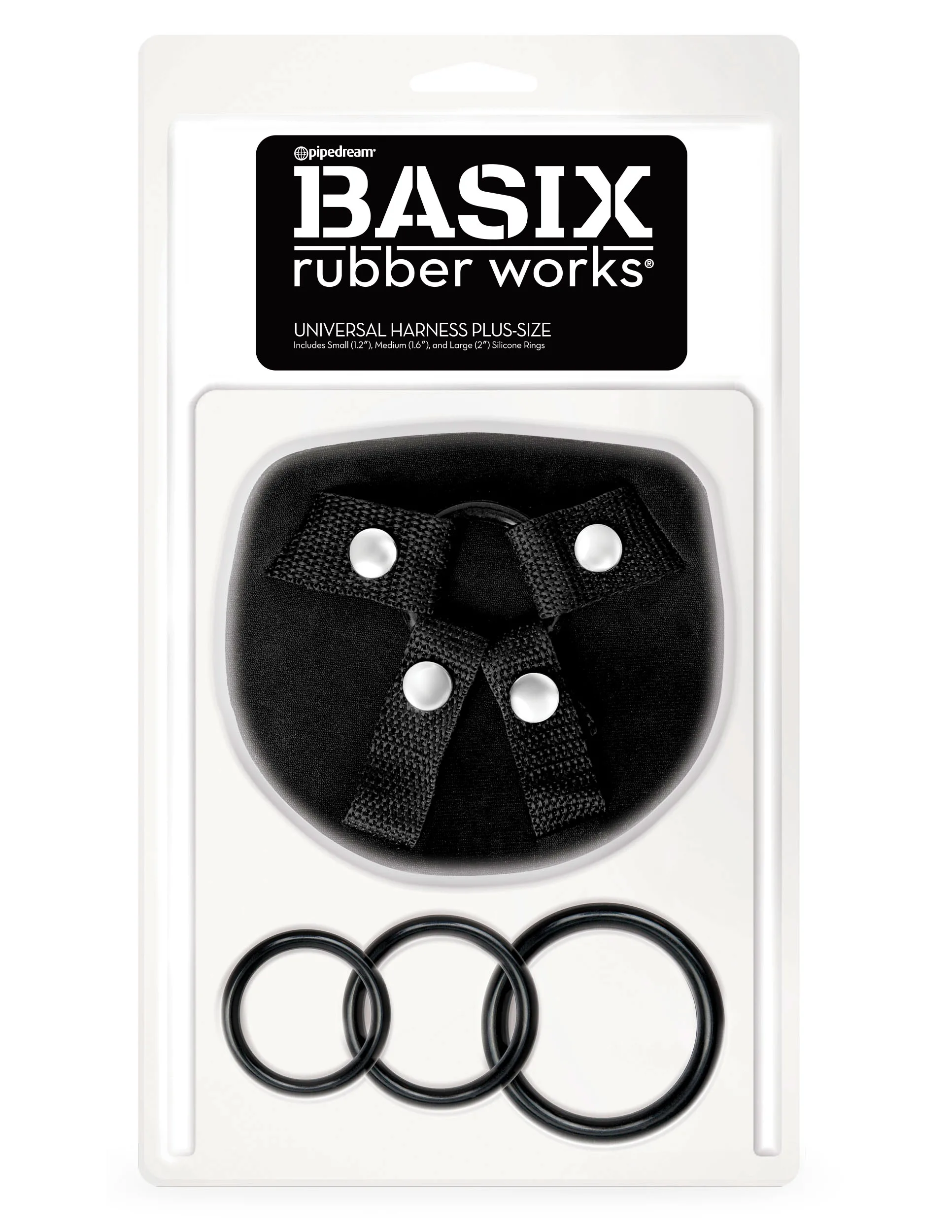 Basix Rubber Works Universal Harness - Plus Size Dildos Pipedream