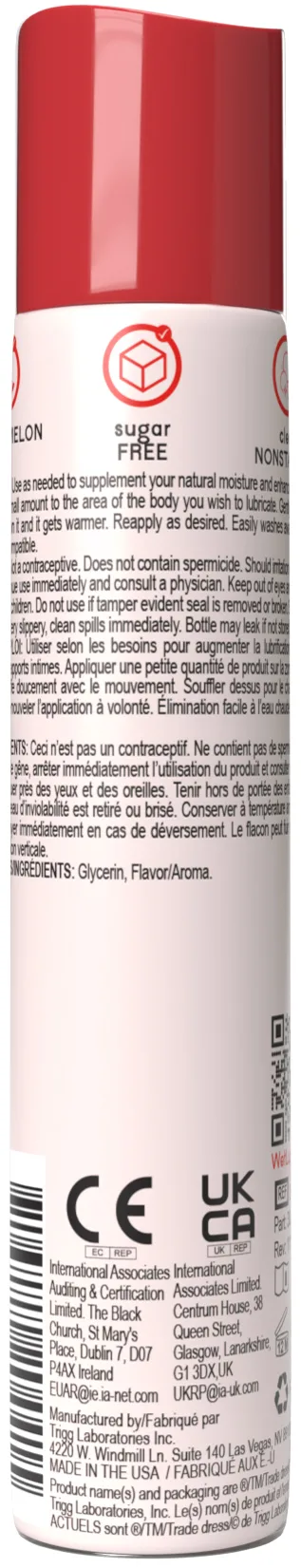 Wet Warming Fun Flavors - Watermelon - 4 in 1 Lubricant 1 Oz Lubes & Essentials Wet