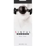 Sinful Ball Gag - Black BDSM & Kink nsnovelties