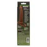 Performance Maxx Rechargeable Ribbed Dual Penetrator - Brown Festival & Rave CalExotics