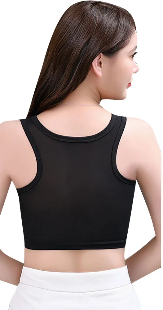 Gender Fluid Chest Compression Binder - Medium - Black BDSM & Kink Voodoo Toys