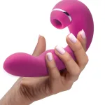 Shegasm 5 Star 10x Tapping G-Spot Vibe With Suction - Pink Vibrators XR Brands