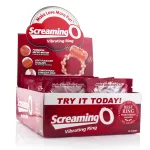 The Screaming O Vibrating Ring - 24 Count P.O.P. Box Display Clit Stimulators | Clit Stimulating Cockrings Screaming O