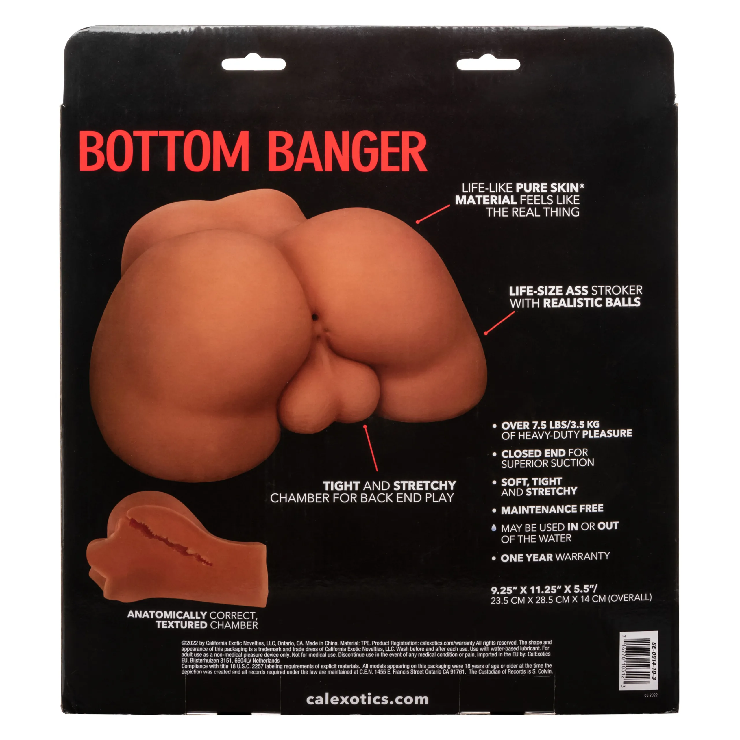 Stroke It Bottom Banger - Brown Strokers & Pumps CalExotics
