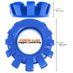 Cock-Lug Lugged Cockring - Marine Blue Enhancers Oxballs
