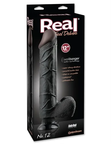 Real Feel Deluxe no.12 12-Inch - Black Dildos Pipedream