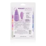 Silicone Slims Vibrating Smooth Bullet - Purple Vibrators CalExotics