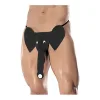 Squeaker Elephant G-String - One Size - Black Novelty Male Power