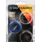 Stay Hard Donut Rings - 3 Pack Cockrings Blush