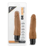 Dr. Skin - Cock Vibe 14 - 8 Inch Vibrating Cock - Mocha Vibrators Blush