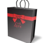 With Love Gift Bag - Black Novelty Little Genie
