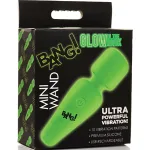 Glow in the Dark Mini Wand - Green Vibrators XR Brands