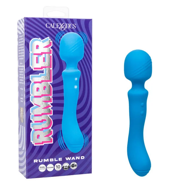 Rumbler Rumble Wand - Blue Vibrators CalExotics