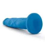 Neo - 7 .5 Inch Dual Density Cock - Neon Blue Anal Play Blush