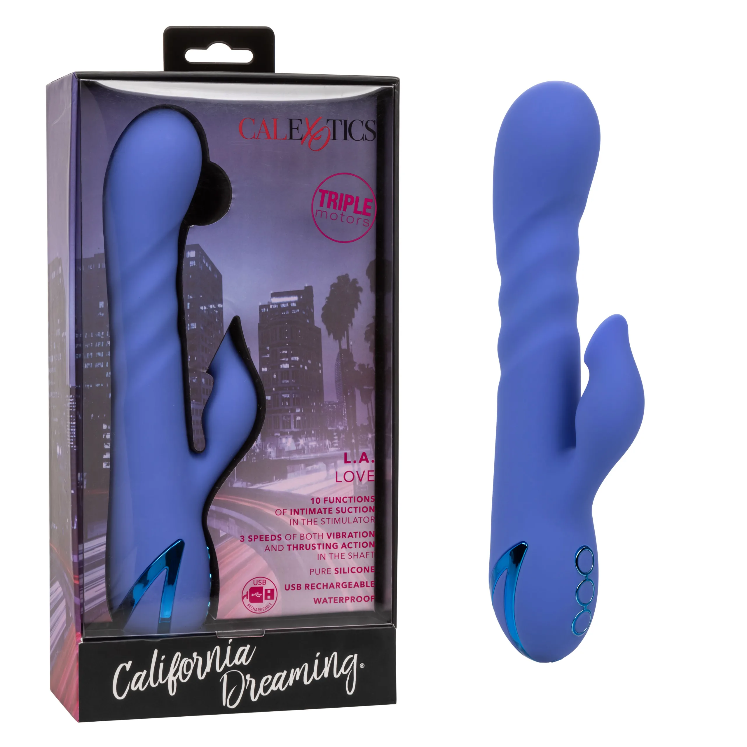 California Dreaming L.a. Love - Blue Vibrators CalExotics