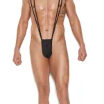 Men's Suspender Pouch - One Size - Black Panties & Thongs Elegant Moments