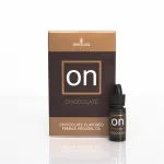 On Chocolate Flavored Arousal Oil - Medium Box - 0.17 Fl. Oz. Box Lubes & Essentials Sensuva