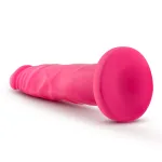Neo - 7.5 Inch Dual Density Cock - Neon Pink Anal Play Blush