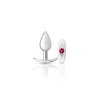 Silver Anchor Buttplug Kit - Clear Iridescent/pink Anal Play Viben