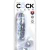 King Cock Clear 6 Inch Cock With Balls Dildos Pipedream