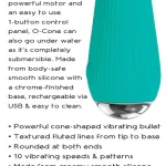 O-Cone - Teal Vibrators Evolved Novelties