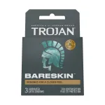 Trojan Sensitivity Bareskin Lubricated Condoms - 3 Pack Lubes & Essentials Paradise Marketing