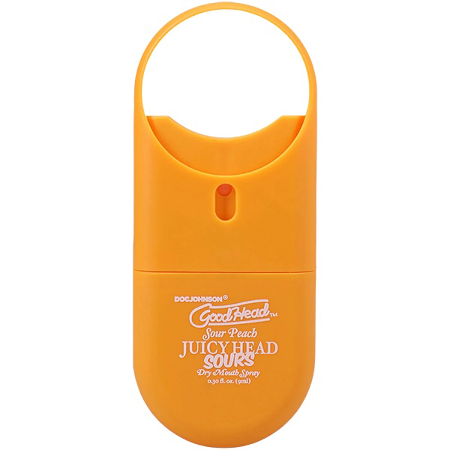 Goodhead Juicyhead Dry Mouth Spray to Go - Sour Peach .30 Oz Festival & Rave Doc Johnson